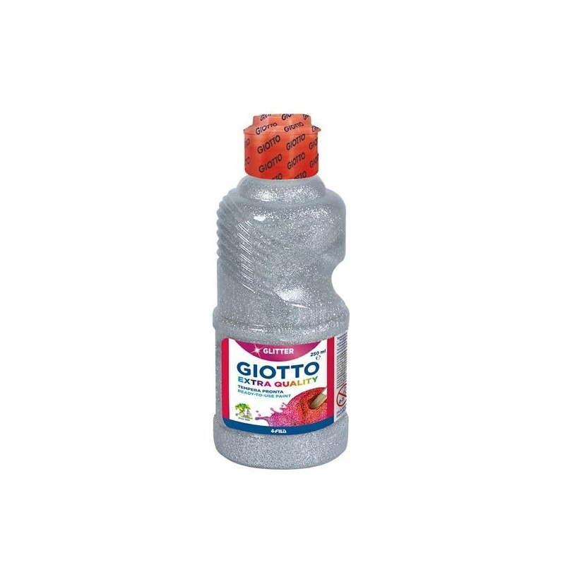 TEMPERA GLITTER GIOTTO ML.250 ARGENTO