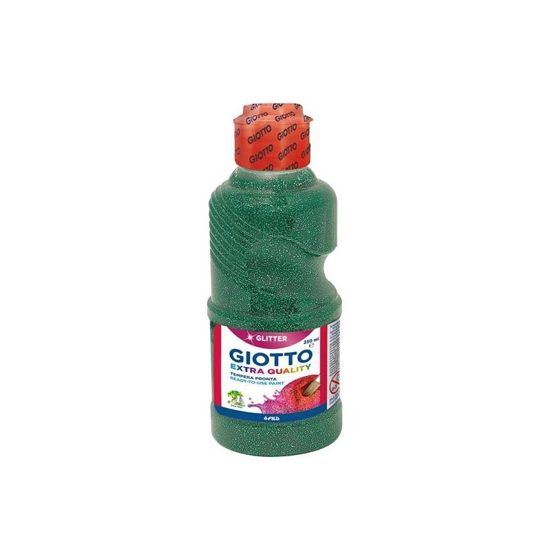 TEMPERA GLITTER GIOTTO ML.250 VERDE