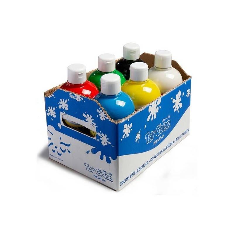 TEMPERA TOY COLOR ML. 500 8 COLORI ASSORTITI