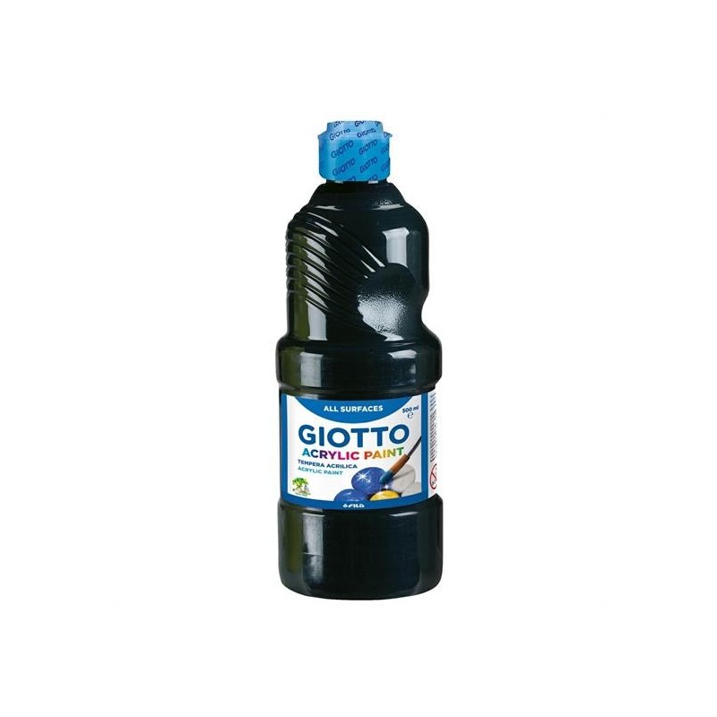 TEMPERA ACRILICA GIOTTO ML. 500 NERO