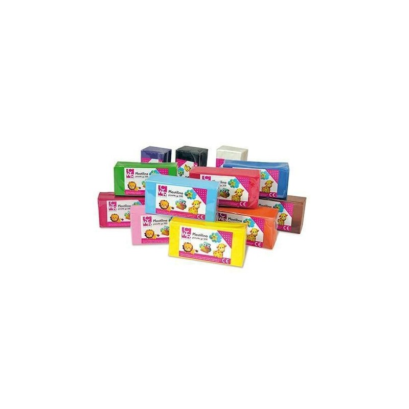 PLASTILINA DECO GR.500 ROSSO