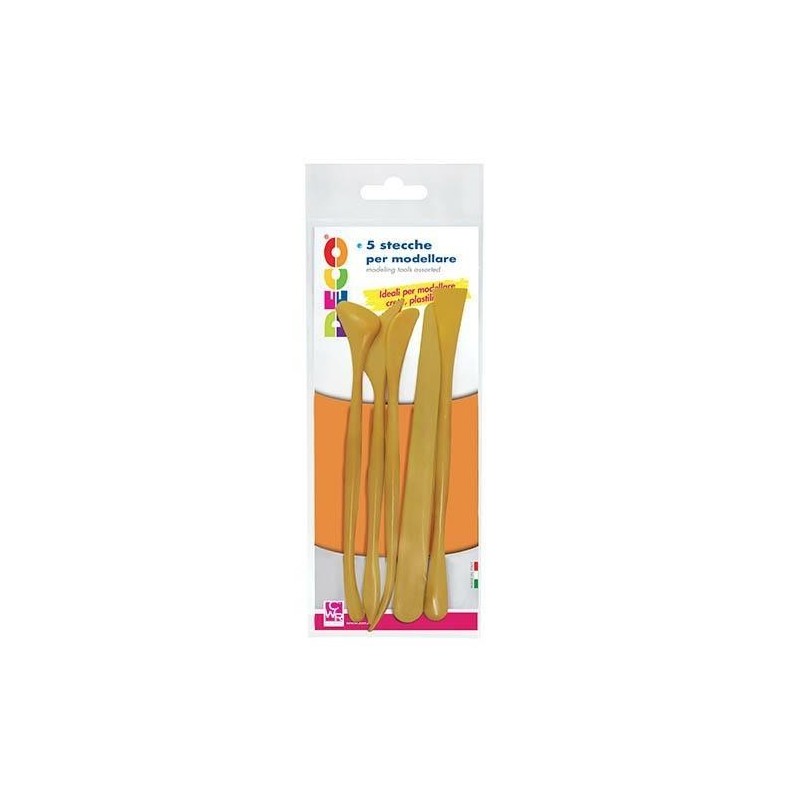 STECCHE X MODELL. IN PLASTICA CM.18 PZ. 5