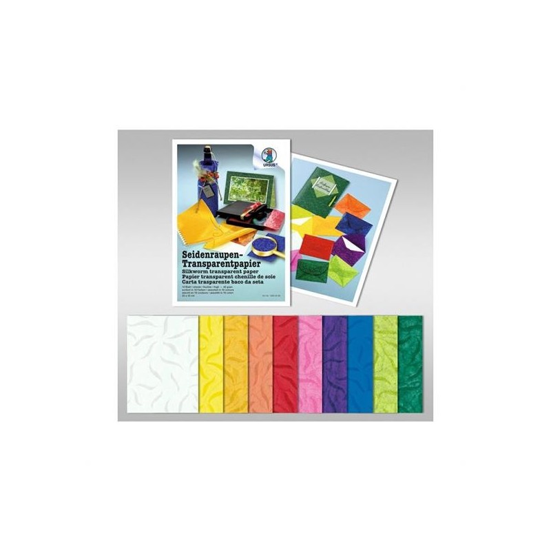 CARTA SETA FG. 10 COL. ASS. GR. 42 CM. 23X33
