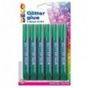 BRILL/GLITTER CON COLLA ML.10,5 CF.6 VERDE
