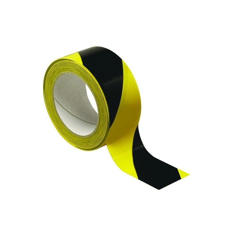 NASTRO ADESIVO MM. 50X66MT. - GIALLO/NERO