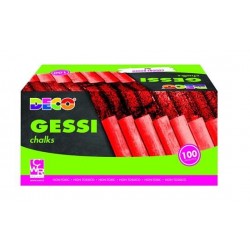 GESSI COLORATI ROSSI PZ.100