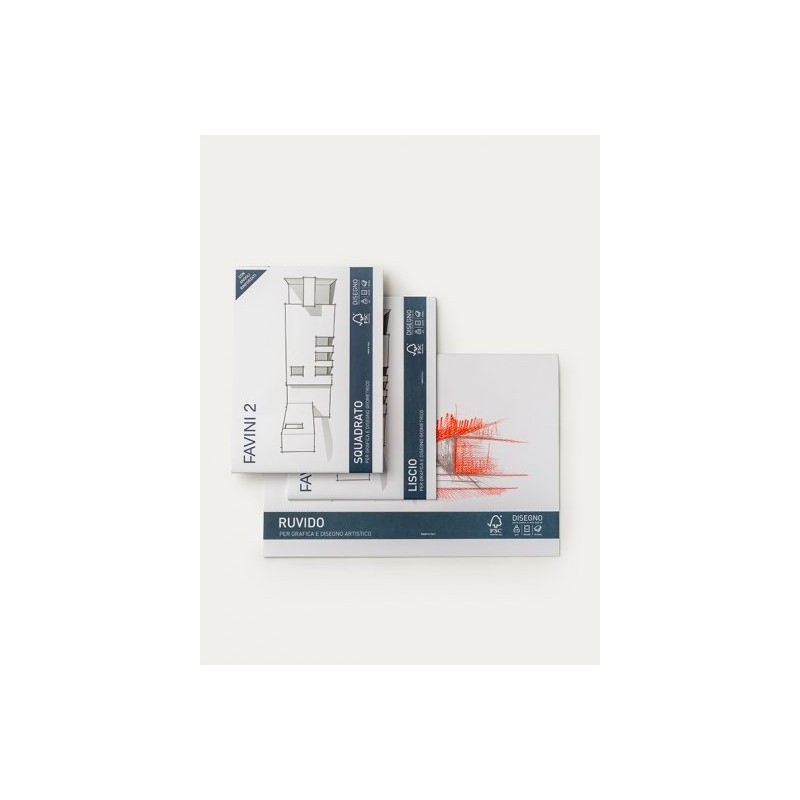 BLOCCO DISEGNO FAVINI F2 33X48 110 Gr 10 FF LISCIO