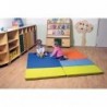 MATERASSO MOSAICO CM.96X96X6H - ARANCIO