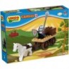 CARRO CON CAVALIERE 8 PZ. + 2 PERSONAGGI