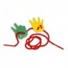 MANINE PLASTICA PER CONTARE + CORDE - SET 72 PZ.