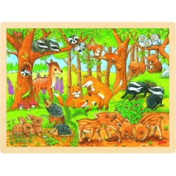 PUZZLE LEGNO 48 PZ IL BOSCO
