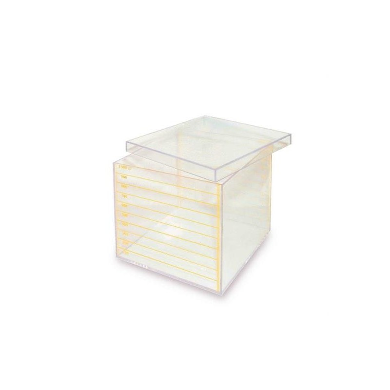 CUBO GRADUATO CM 10X10X10 CON TAPPO