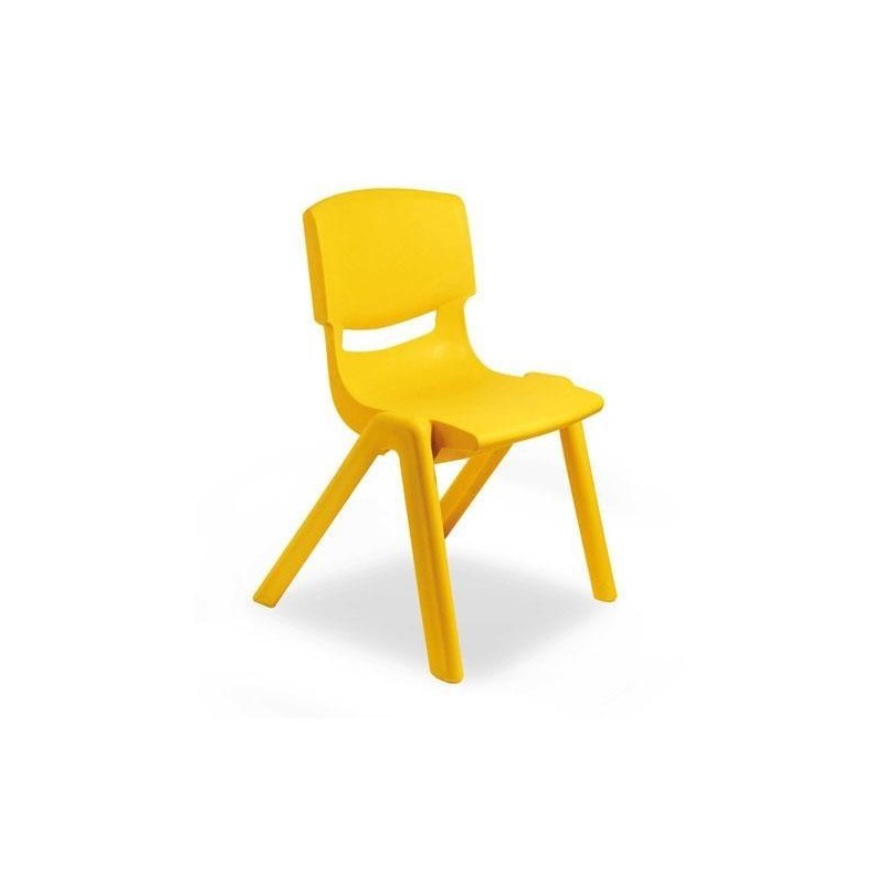 SEDIA PER SCUOLE MATERNE IN PPL SEDUTA CM.30 - GIALLO