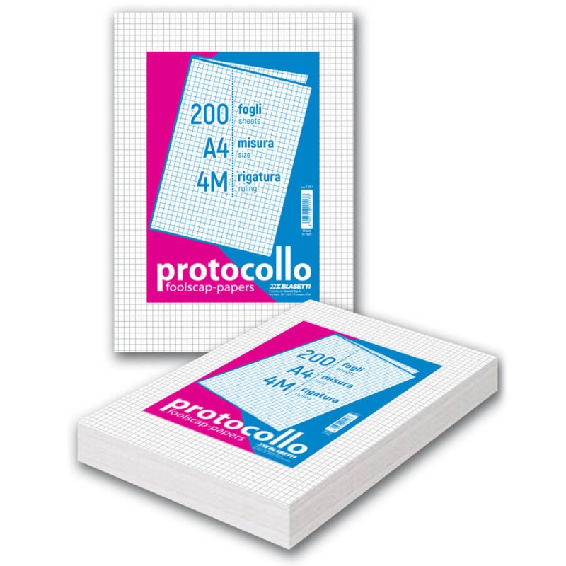 CARTA PROTOCOLLO FG. 200 4 MM.
