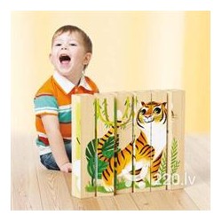 4 PUZZLE ANIMALI DA SALVARE