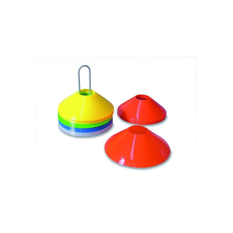 CONO A DISCO CM.20 PZ.50 CON PORTADISCO 5 COL. ASS