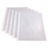 BUSTE PVC TRASP. CON FORI ANTIRIFLESSO A4 PZ. 50 MEDIUM