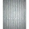 CART/ONDUL DRITTO 50X70 ARGENTO METALL.