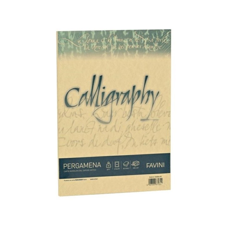 CARTA PERGAMENA A4 FG.50 GR.190 CREMA 05