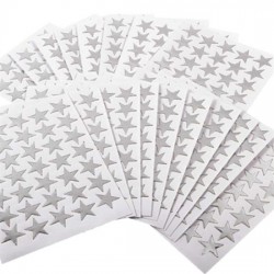 STELLE ADESIVE ARGENTO FG.6...