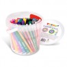 PENNARELLI PRIMO BARATTOLO 72 Pz 36 P. FINE + 36 P. MAXI + 3 STENCIL