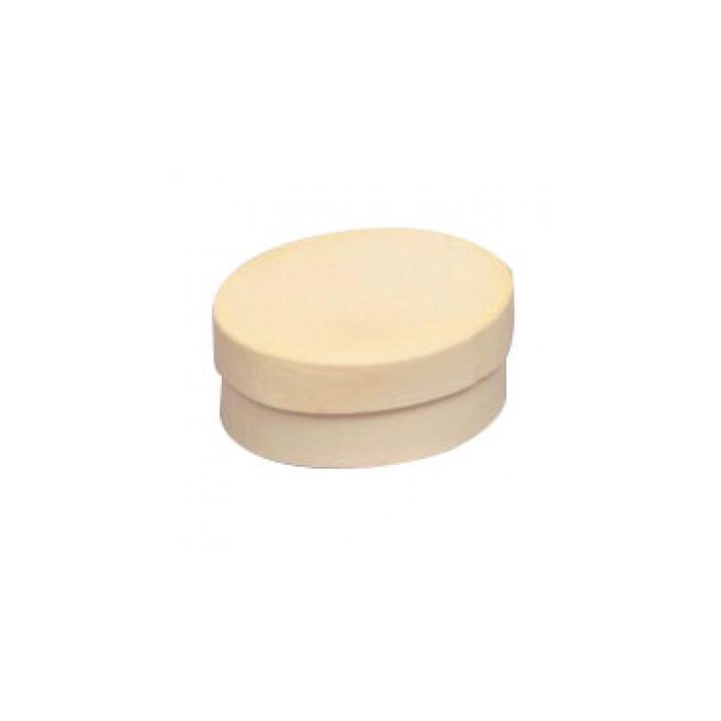 LEGNO DA DECORARE SCATOLA OVALE CM. 7X10X5