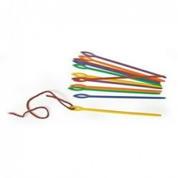 AGHI IN PLASTICA CM. 15 SET...