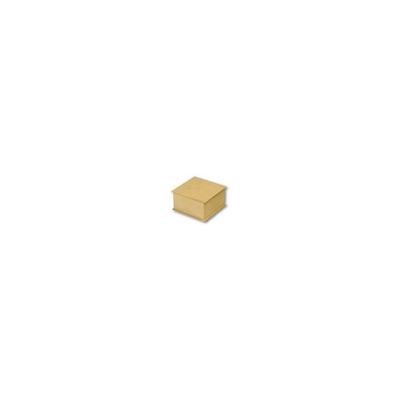 LEGNO DA DECORARE SCATOLA CON COPERCHIO MM. 95X95X50