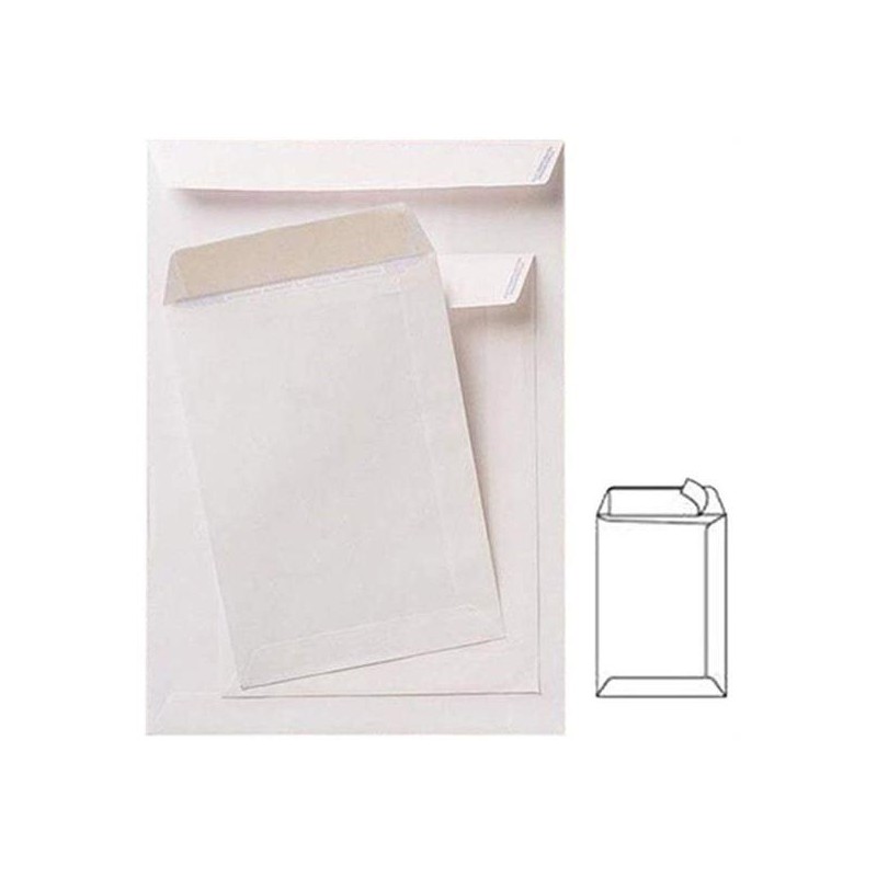 BUSTE DA LETTERA A SACCO CON STRIP 30X40 PZ.25