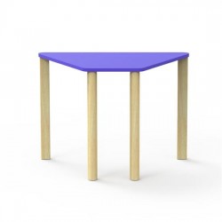 TAVOLO TRAPEZIO 140X61X46