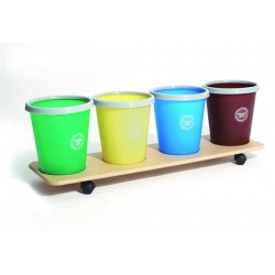 CARRELLO CON CESTINI