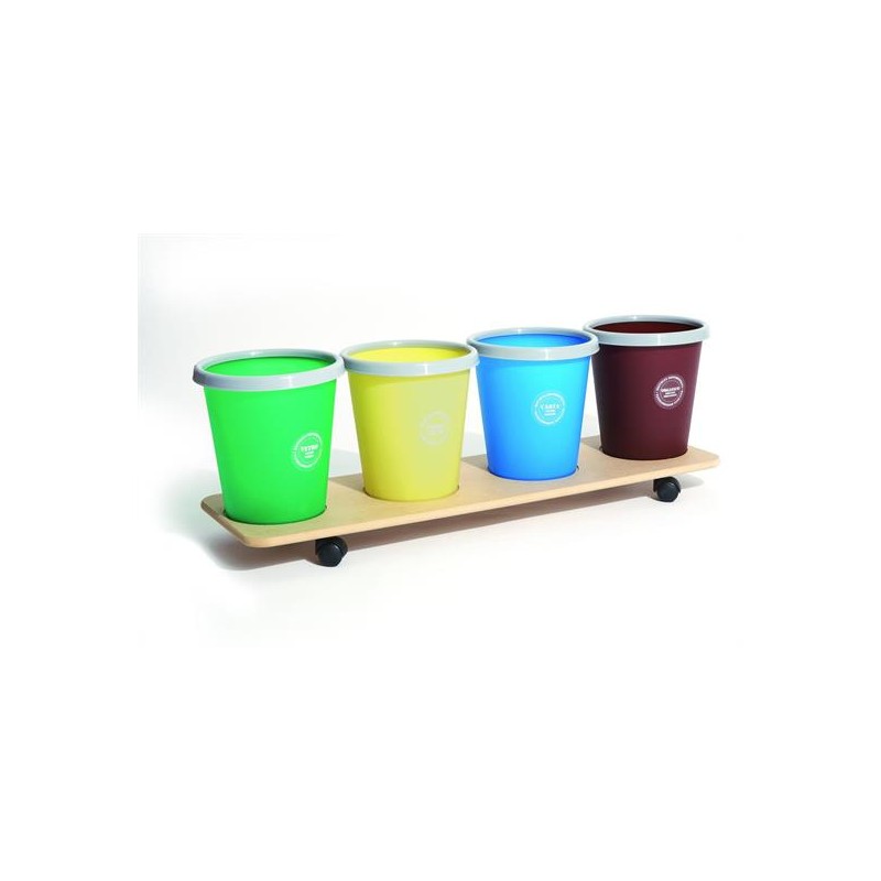 CARRELLO CON CESTINI