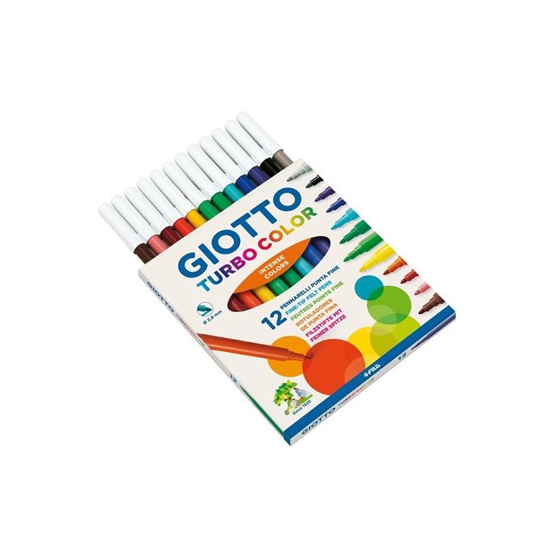 PENN. PUNTA FINE GIOTTO 12 TURBOCOLOR